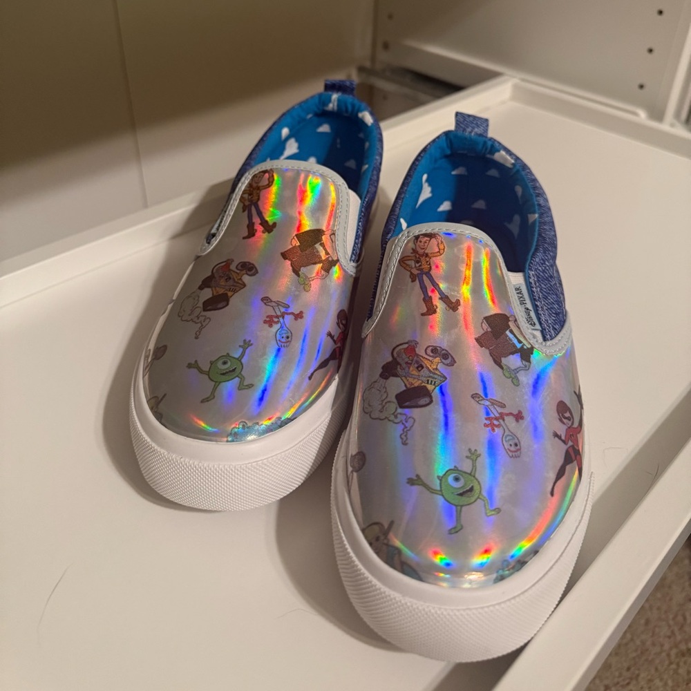 Women Holographic Slip-On Shoes